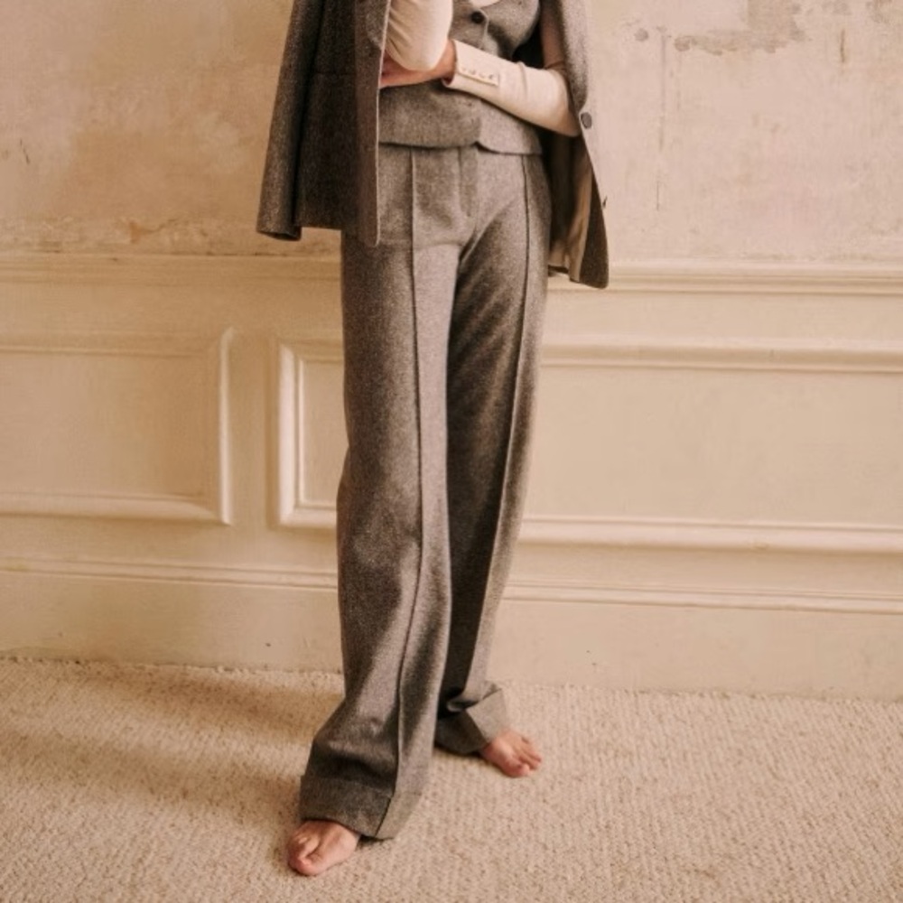 [NWOT] Sezane Taupe Lukas Trousers